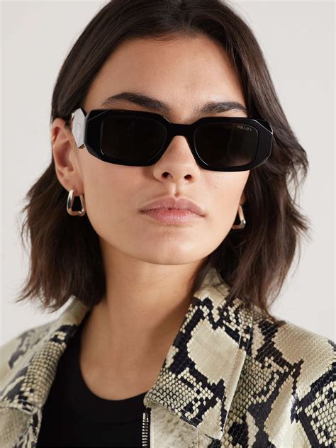 big square prada sunglasses|Prada photochromic sunglasses.